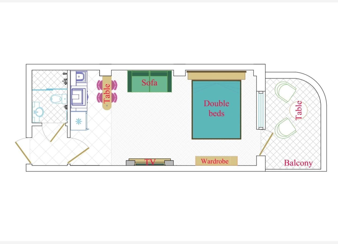 Leyla Apartments 2 Баку Номер фото